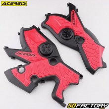 Protectores de chasis cubre cuadro Yamaha Ténéré XNUMX (desde XNUMX) Acerbis X-Grip rojos