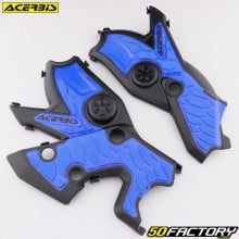 Protectores de chasis cubre cuadro Yamaha Ténéré XNUMX (desde XNUMX) Acerbis X-Grip azules