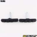 V-Brake bicycle brake pads, symmetrical Cantilever 73 mm Wag Bike (without threads)