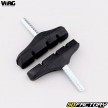Bicycle brake pads V-Brake, Asymmetric Cantilever 3 mm Wag Bike (without threads)