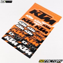Adesivos KTM MX Cor XNUMX XNUMXxXNUMX cm D&#039;Cor (placa)