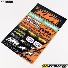 Stickers KTM Racing MX 30.5x46 cm D'Cor (planche)