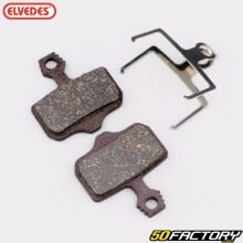Semi-metal bicycle brake pads type Sram, Avid X0, XX... Elvedes
