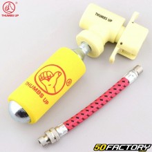 CO2, 16g inflator with Thumbs Up bicycle type adapter