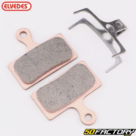 Pastilhas de freio de bicicleta de metal sinterizado tipo Shimano Deore BR-M615... Elvedes