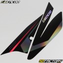 Decoration  kit Derbi DRD, Gilera SMT,  RCR (2011 - 2017) Gencod black and red holographic (writing Gilera)