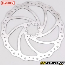 Disco de freno de bicicleta &Oslash;XNUMX mm XNUMX agujeros Elvedes SX Rotor