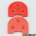 Extensiones guardabarros trasero Xiaomi M365, M365 Pro rojo