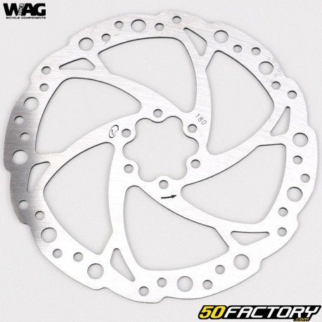 Disco de freio de bicicleta Ã˜180 mm 6 furos Wag Bike DF1
