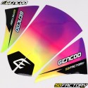 Kit grafiche adesivi Peugeot Kisbee (2010 - 2017) Gencod Sole olografico