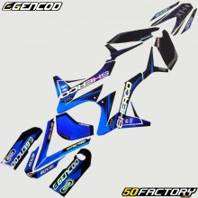 Kit grafiche adesivi Sherco SE-R, SM-R (2013 - 2017) Gencod nero e blu olografico