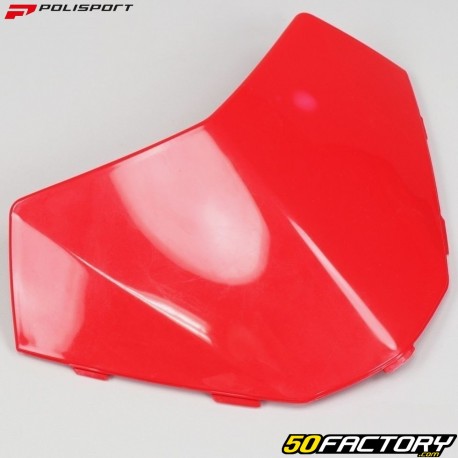 Headlight plate upper fairing Polisport Red halo