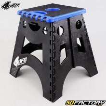 Foldable motorcycle carrier UFO black and blue