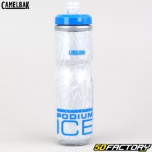 Camelbak Podium Eisgraue und blaue 100-ml-Isolierflasche