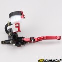 Universal red and black front brake master cylinder and clutch handle