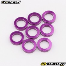 Entretoises de béquille Gencod violettes (lot de 8)