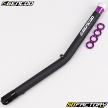 Side stand Derbi Senda,  Gilera SMT,  RCR,  Aprilia SX, RX ... Gencod black and purple