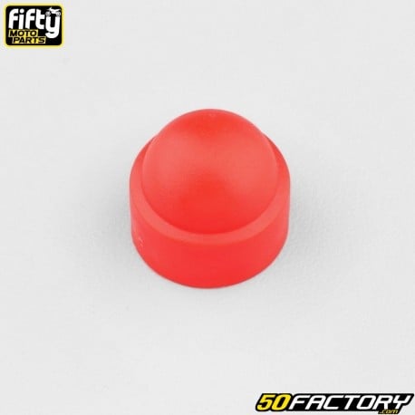 30 mm nut cover Fifty red (single)