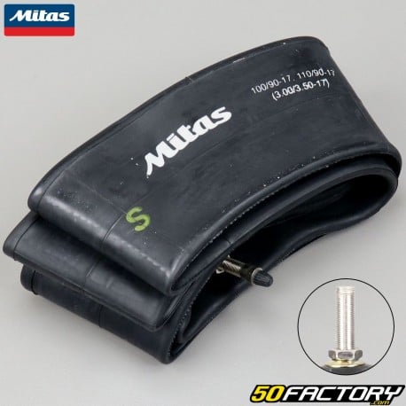 17 inch inner tube (3.00 / 3.50-17) Schrader Mitas valve reinforced