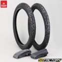 2 1/4-16 (2.25-16) Tires 38M Servis M29S with moped inner tubes