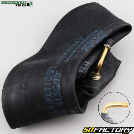 8-inch (3.50/4.00-8-70) inner tube Heidenau angled Schrader valve
