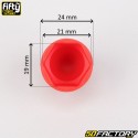 30 mm nut cover Fifty red (single)