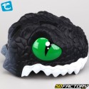 Children&#39;s bicycle helmet with integrated rear lighting Crazy Safety Dragon 3D black