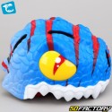 Children&#39;s bicycle helmet with integrated rear lighting Crazy Safety Dragon 3D blue