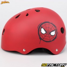 Casco de bicicleta infantil Spider-Man rojo VXNUMX