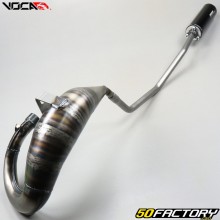 Exhaust pipe Voca Cross Rookie Derbi black silencer