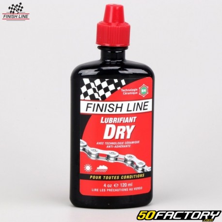 Finish Line Dry lubricante para cadenas de bicicleta condiciones secas 100ml