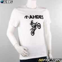 Ahdes weißes Motorrad-T-Shirt