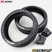 20x4.00 neumáticos de bicicleta (97-406) Kenda Kraze K1032 con cámaras de aire con válvula Schrader AV de 48 mm Kenda