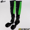 Lange Socken UFO schwarz und grün