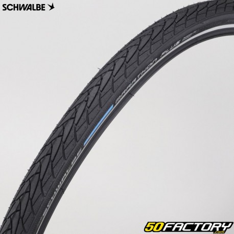 Neumático de bicicleta 700x38C (40-622) Schwalbe Marathon Plus HS440 ribete reflectante
