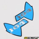 Tank stickers Peugeot 104 blue