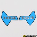 Tank stickers Peugeot 104 blue