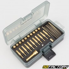 Da 105 a 130 getti, getti del minimo, spilli e diffusore 30 fori Carburatore PWK, Keihin (kit di messa a punto)