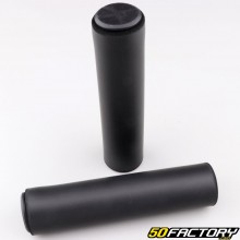 130 mm black bicycle grips