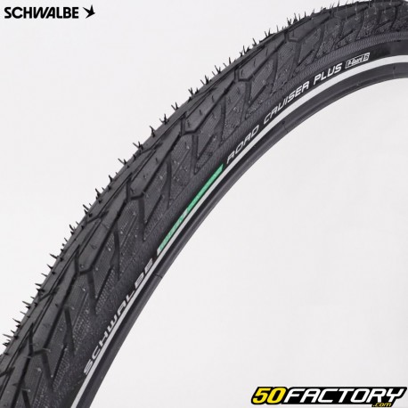 Pneu vélo 26x1.75 (47-559) Schwalbe Road Cruiser Plus liserets réfléchissants