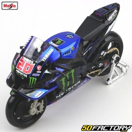 Moto miniature 1/18e Yamaha YZR-M1 Factory Racing (2022) Quartararo 20 Maisto
