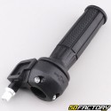Tipo de empuñadura de gas Domino Derbi Senda,  Gilera SMT,  Aprilia SX, MBK Magnum XR... negro (con revestimiento)