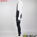 Shorts longos de inverno masculino Santic Rohr preto