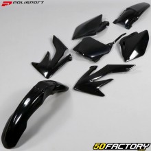 Honda CRF 250 R plastics kit (2008 - 2009) Polisport black