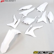Kit plastiques Honda CRF 250, 450 R (2014 - 2017) Polisport blanc