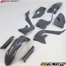 Kit carénages Kawasaki KX 250, 450 (depuis 2019) Polisport gris nardo