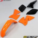 Kit de carenagem KTM EXC XNUMX, XNUMX, XNUMX... (XNUMX - XNUMX) Polisport  laranja e preto