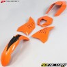 Kit plastiques KTM EXC, EXC-F 125, 200, 250, 300... (2008 - 2011) Polisport orange