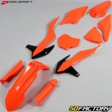 Kit plastiques KTM SX, SX-F 125, 150, 250... (2019 - 2022) Polisport orange fluo