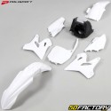 Kit de carenados rediseñados (2015) Yamaha YZ125, 250 (2002 - 2014) Polisport color blanco